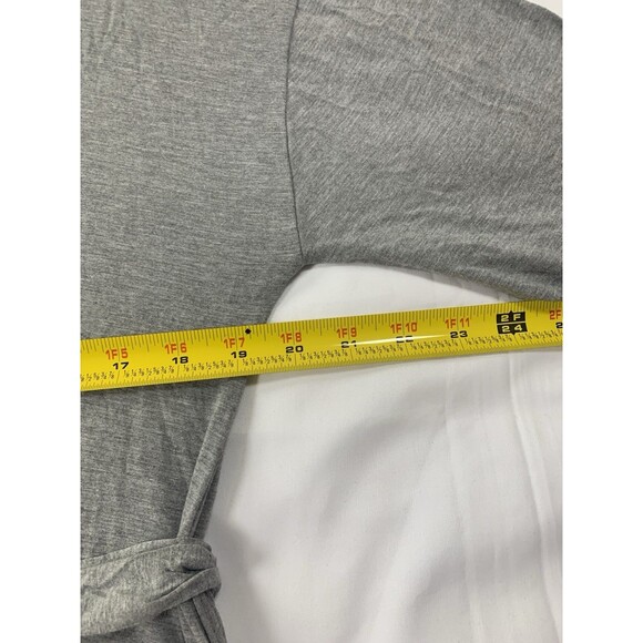 Cozy Earth Bamboo Robe Gray Women’s Sm Soft Short Sleeves Tie Pajamas Bath - Picture 4 of 8